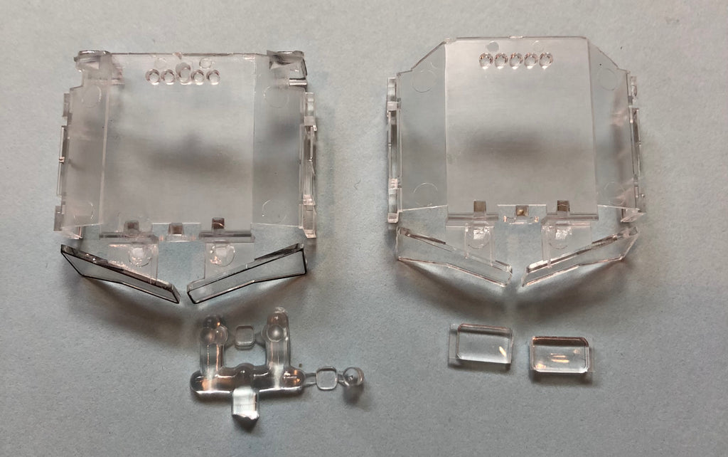 Ath-G63810 clear window for Genesis SD70's wide cab (pkg 2)