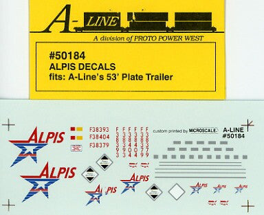 #50184 - 53' Plate Trailer - Alpis