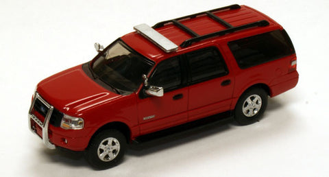 RPT-536-7607.10        Ford Exped EL XLT Red Unlettered Emergency Vehicle, Black Trim