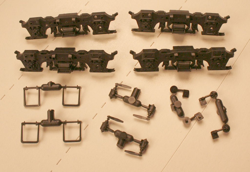 #ATHSF-102 - Blomberg M Sideframe Set (plastic)- Fits Athearn Trucks