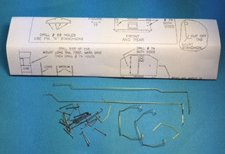 H-112 - 8-40C Bachmann/Spectrum/Atlas Handrail Set - Applicable Roads: UP, C&NW, CR, CSX, NS
