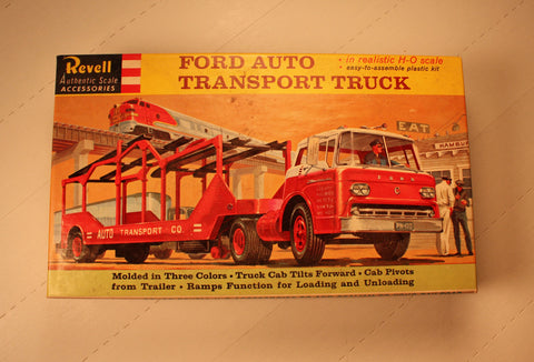#50616 - Auto Carrier Trailer Kit -  Revell kit - new in box, sealed bag - Undecorated