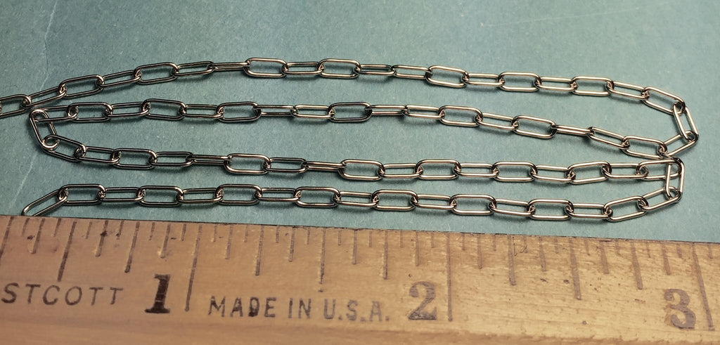 #29275 - Miniature Chain - Silver 6 Links Per Inch (12")