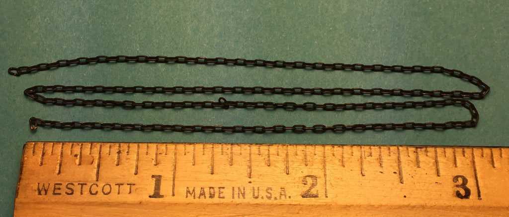 #29221 - Miniature Chain - Black 15 Links Per Inch (12")