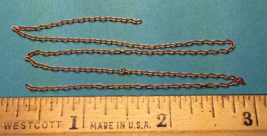 #29218 - Miniature Chain - Brass 15 Links Per Inch ( wire dia .013 ) (12")
