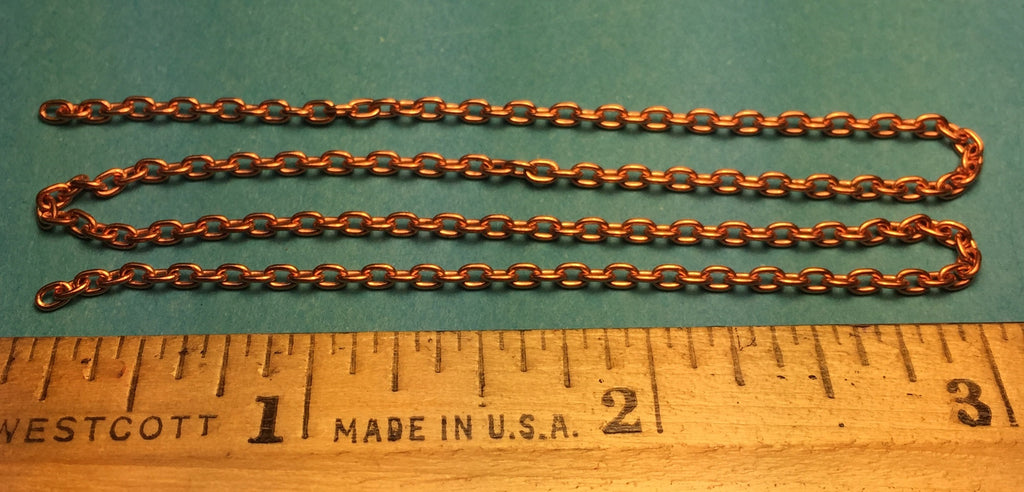 #29270 - Miniature Chain - Brass 13 Links Per Inch ( wire dia .022 ) (12")