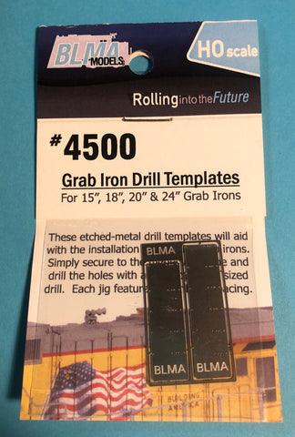 BLMA-4500 Grab Iron Drill Templates