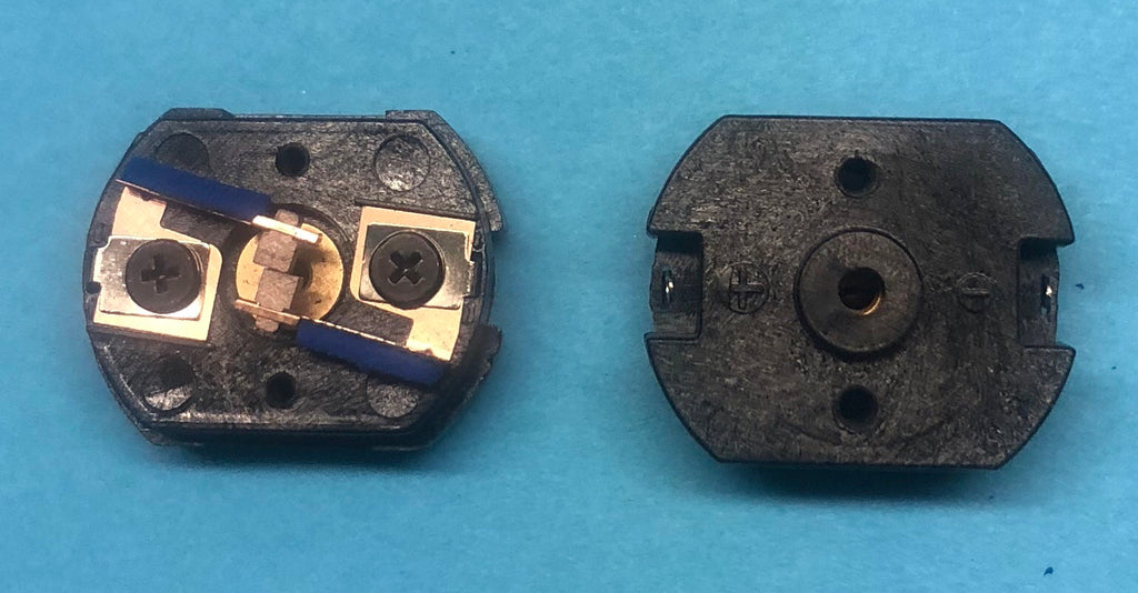 #40327 - Replacement Brush End Cap Assembly for Mashima 1833/1824 Flat Can Motors (new Mashima factory part)