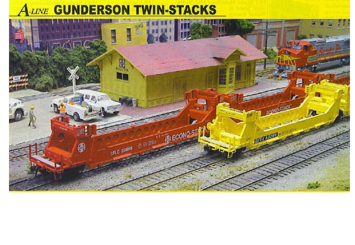 A-Line Gunderson "Twin Stack" Well Car Decals