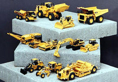 Classic Construction Models - Brass Construction Equipment  (Caterpillar) &amp; Other Highly Detailed Brass Models (all HO scale 1/87th)