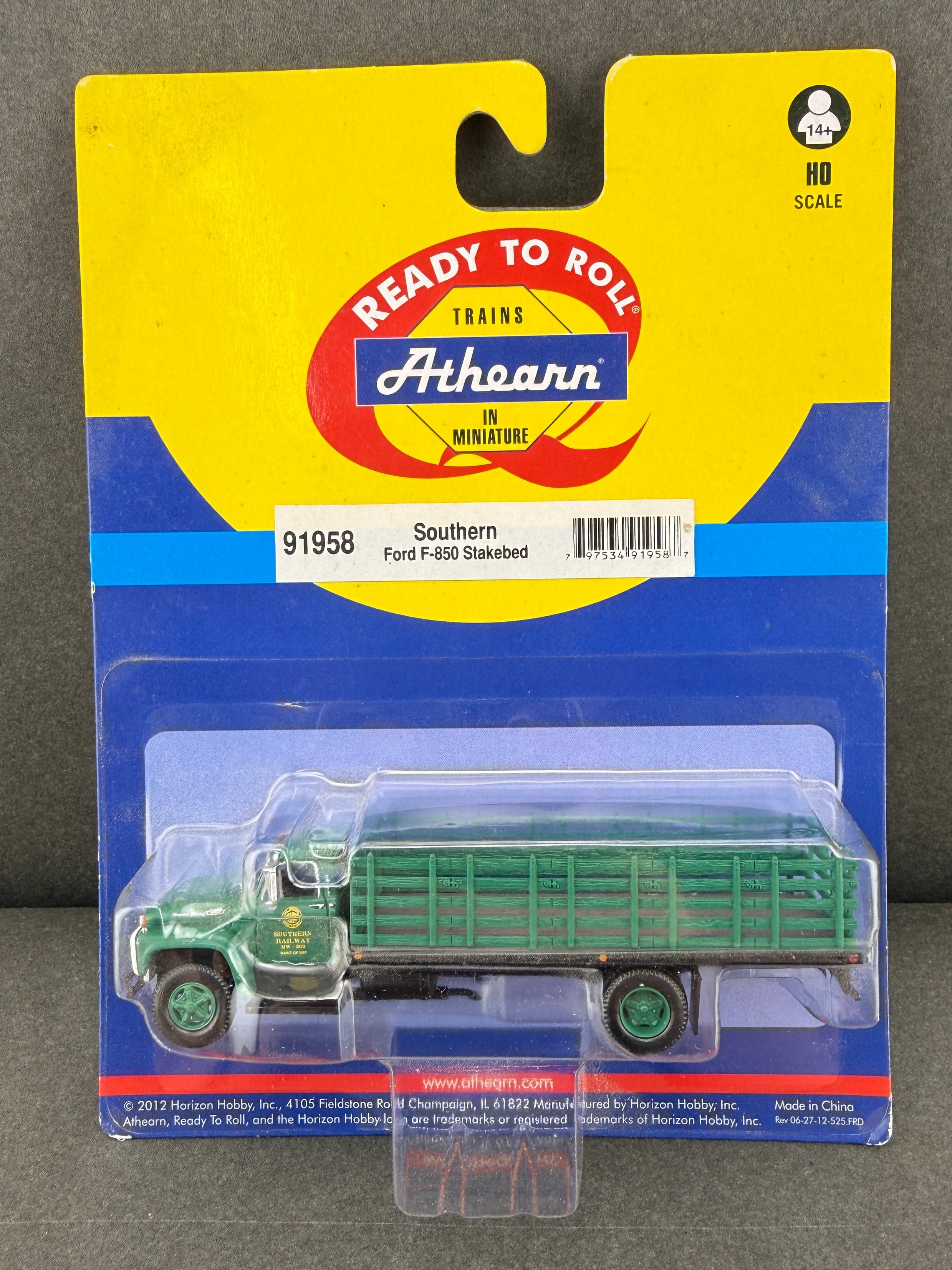ATH 91958 HO RTR Ford F 850 Stakebed Truck Southern Railway – PPW/A ...