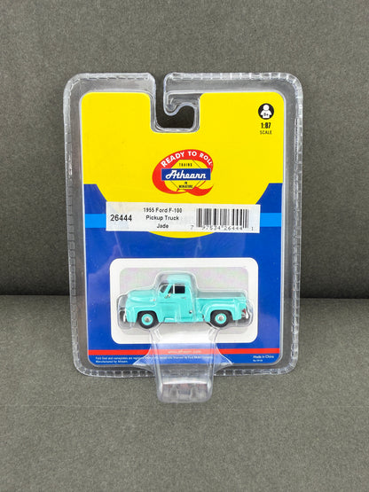 Athearn 26444 HO Scale Jade 1955 Ford F-100 Pickup Truck
