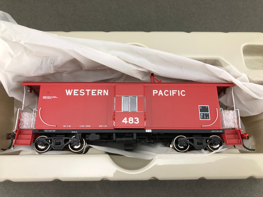 ATH G63032  With Lights Western Pacific 481 Class Bay Window Caboose
