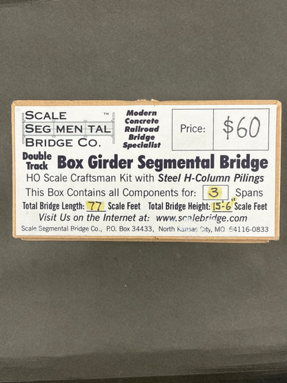 SSB Box Girder Segmental Bridge HO Scale