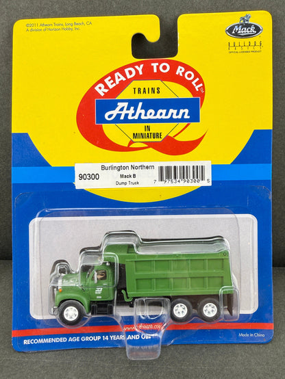 Athearn 90300 Mack B Dump Truck, Burlington Northern