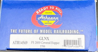 ATH 14569 HO GLNX PS 2 2600 Covered Hopper RTR 2700