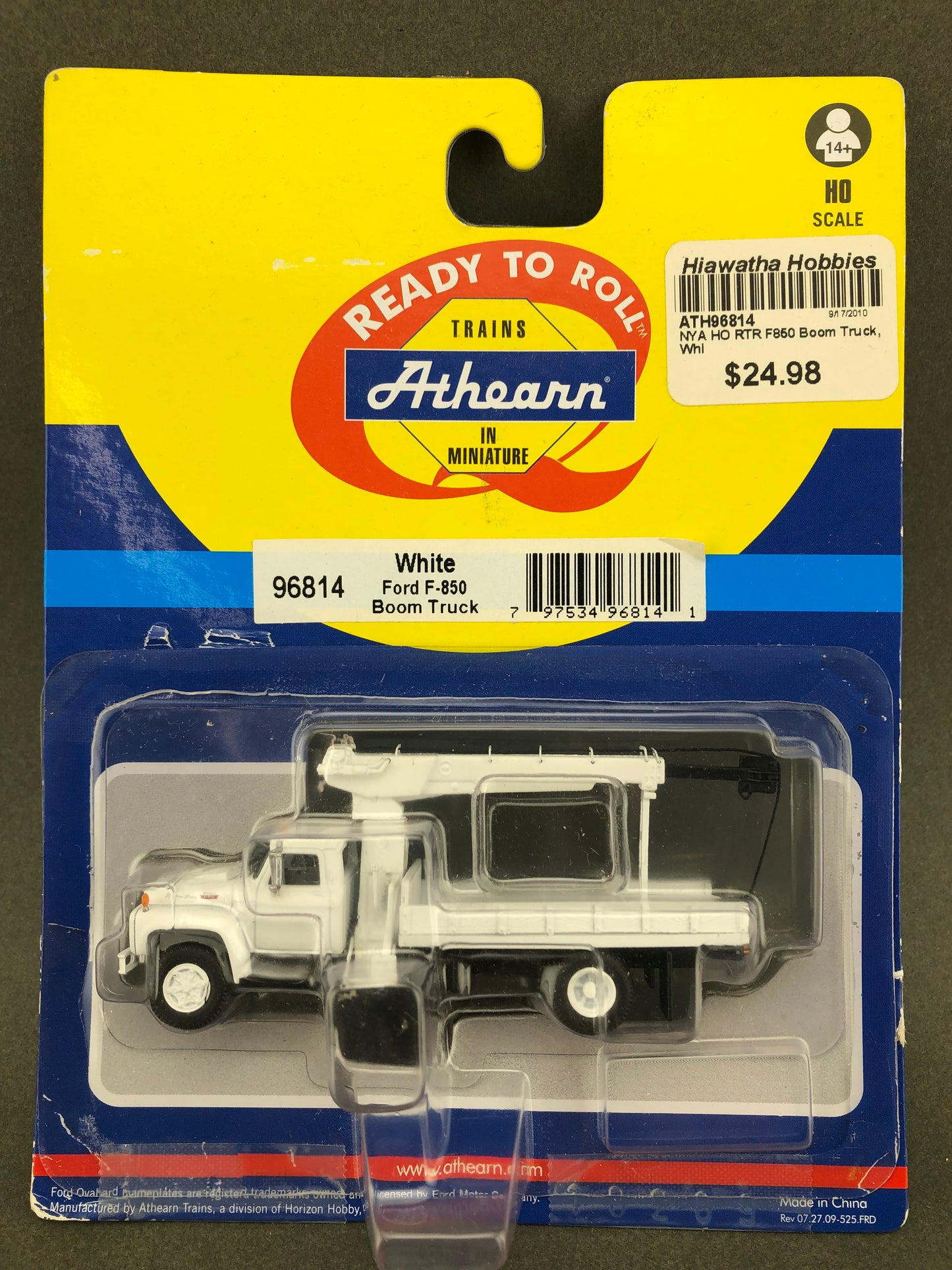 (SALE ITEM) ATH 96814 Ford F 850 White Boom Truck