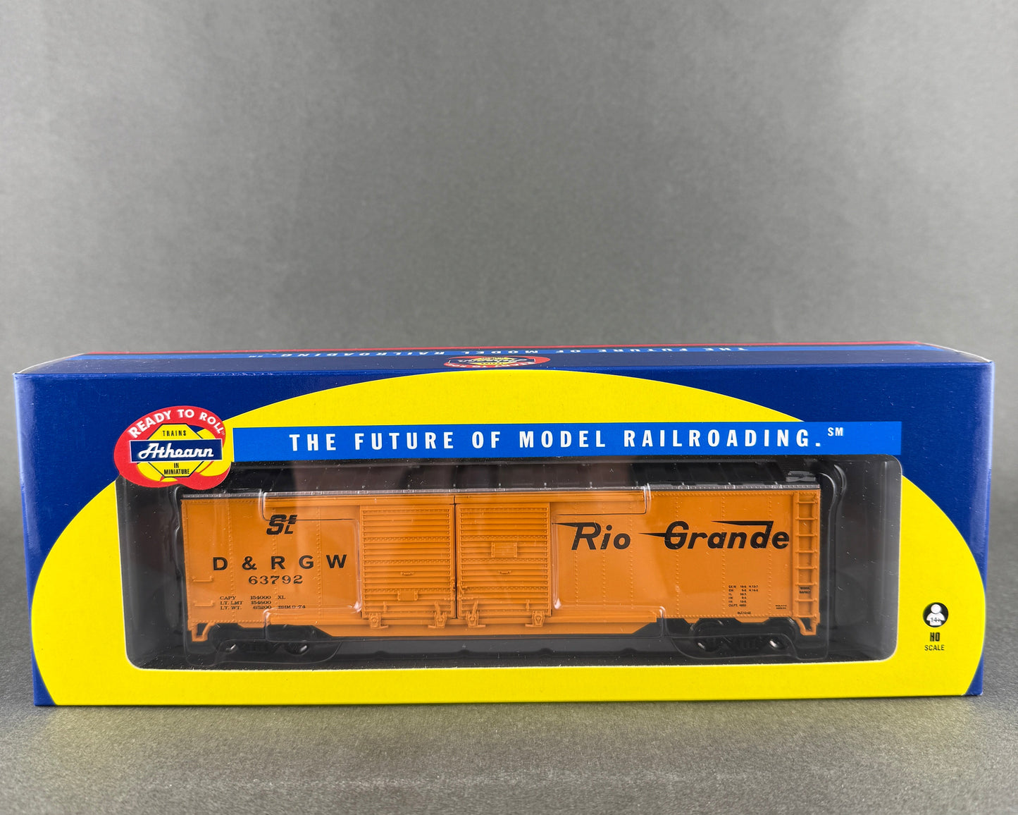 ATH 98110 Rio Grande 50' Double Door Boxcar