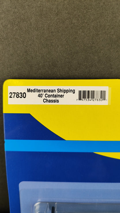 ATH 27830 Mediterranean Shipping 40' Container chassis