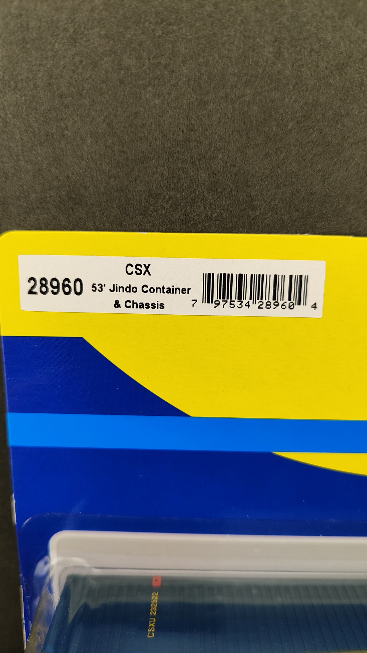 ATH 28960 CSX 53' Jindo Container with chassis