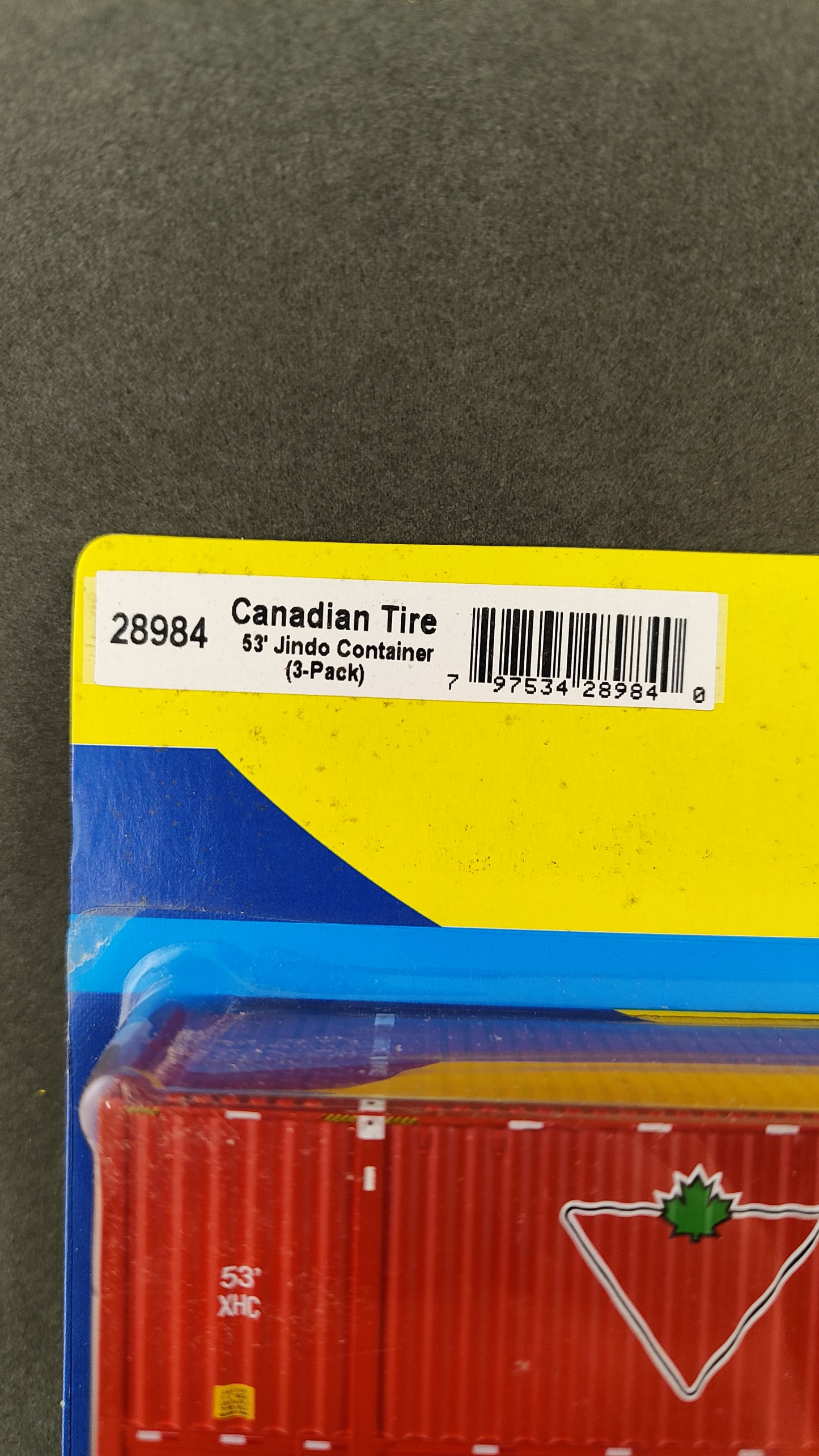 ATH 28984 Canadian Tire 53' Jindo Container (3-pack)