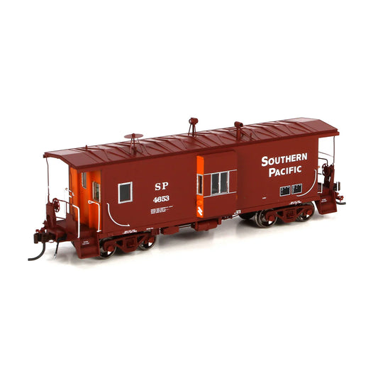 ATH G63036 HO Scale C 50 8 Bay Window Caboose w Lights Southern Pacific