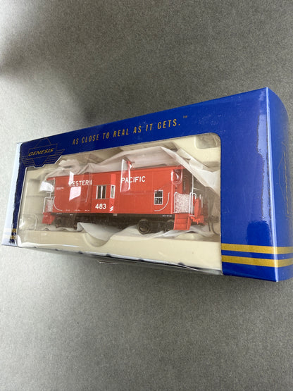 ATH G63030 HO 481 Class Bay Window Caboose Western Pacific