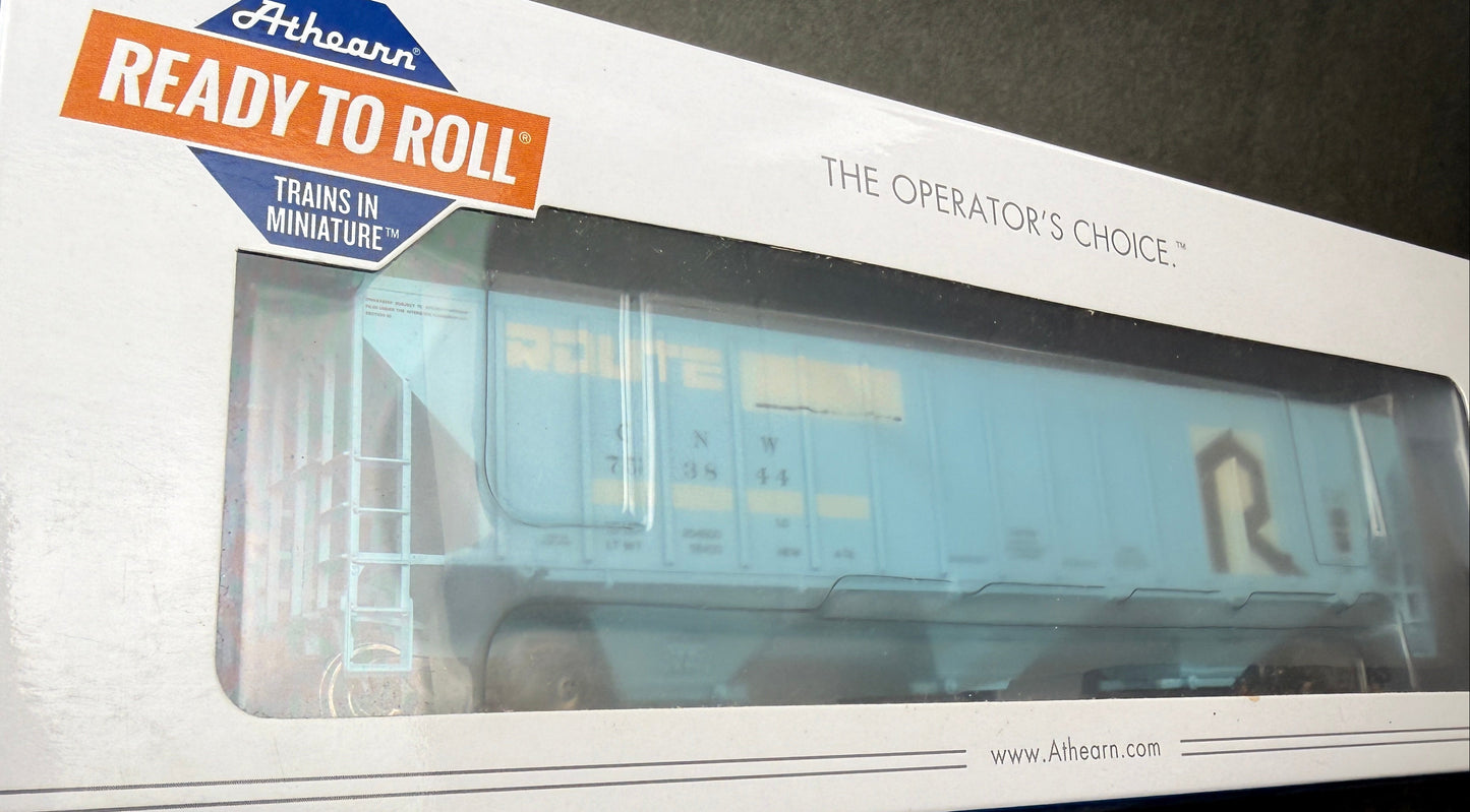 ATH 15542 HO RTR Prime for Grime 753844 PS 4740 Hopper Chicago and North Western Ex R1