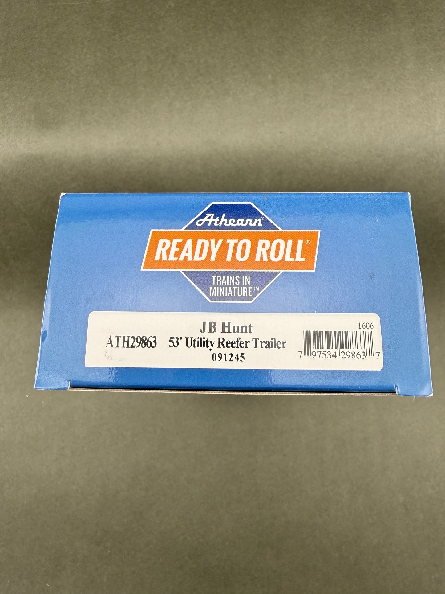 ATH 29863 HO Scale 091245 53' Utility Reefer Trailer JB Hunt