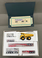 Trainscapes Limited Edition Truck #7 9 Axle Lowboy w/Load, 4 Axle Mack Tractor & Escort Vehicle 1 out of 50