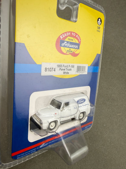 Athearn 81074 1:87 HO Scale White 1955 Ford F-100 Panel Truck