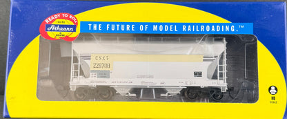 ATH 15491 HO RTR  228708 ACF 2970 2 Bay Covered Hopper CSX  Ex Wm