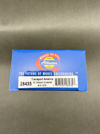 Athearn 28435 RTR #511078 53' Wabash Duraplate, Transport America