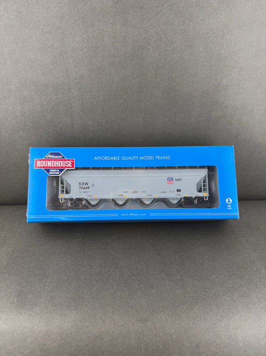 ATH RND 15216 HO 70449 ACF 5250 Centerflow Hopper Cotton Belt UP Logo