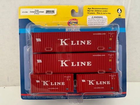 27941 K-Line Container Assortment (4-pack)
Intermodal