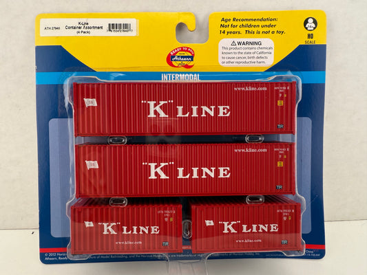 ATH 27940 K-Line Container Assortment (4-pack)Intermodal