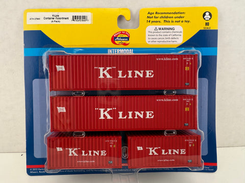 27940 K-Line Container Assortment (4-pack)
Intermodal