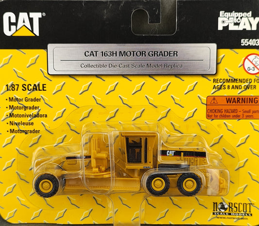 Norscot 55403 1:87 CAT 163H Motor Grader CAT Die Cast Model Replica