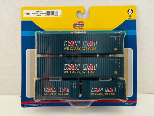 ATH 27880 Wan Hai Container Assortment (4-pack)Intermodal