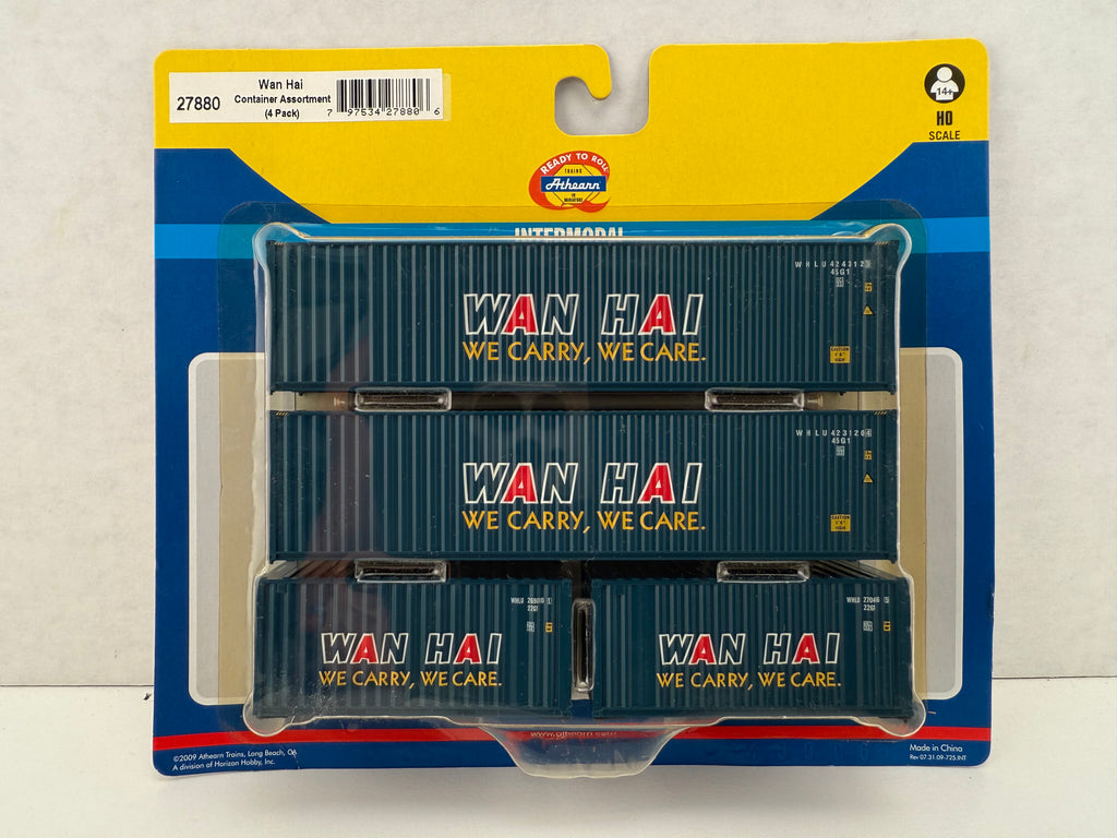 27880 Wan Hai Container Assortment (4-pack)
Intermodal