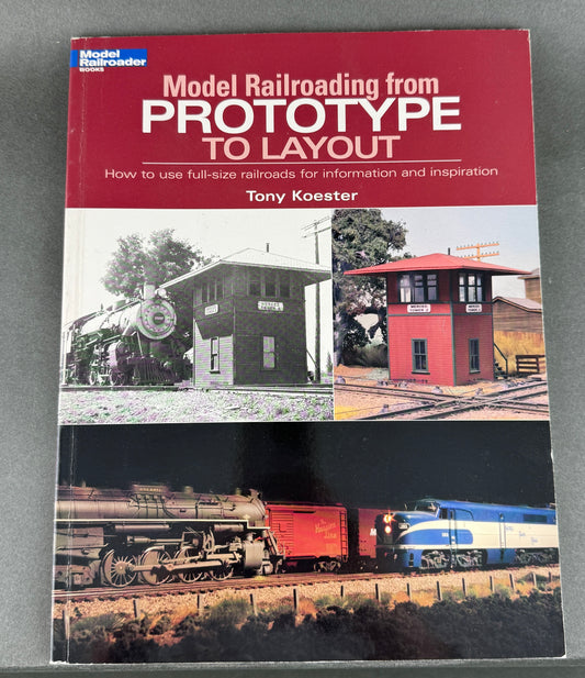 BK 37 Model Railroading from Prototype to Layout: How to Use Full-Size Railroads for Information and Inspiration