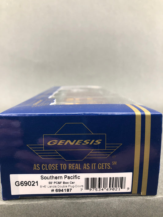 G69021 Southern pacific 50' PC&F Box Car 8'+6' Landis Double Plug-Doors