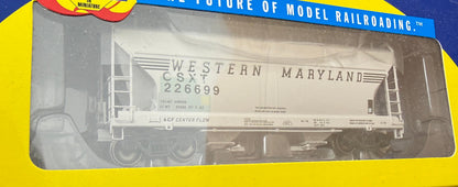 ATH 15493 HO RTR 226699 ACF 270 2 Bay Covered Hopper CSX  Ex Wm