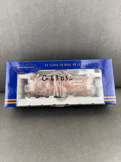 ATH G63036 HO Scale C 50 8 Bay Window Caboose w Lights Southern Pacific