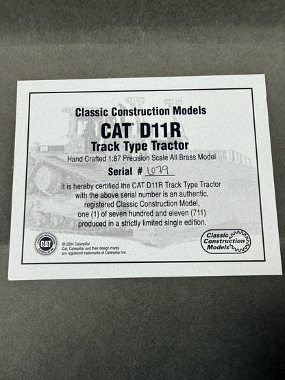 Classic Construction Models Caterpillar CAT D11R Track Type Tractor Limited Edition