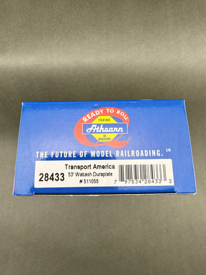 Athearn 28433 RTR #511055 53' Wabash Duraplate, Transport America