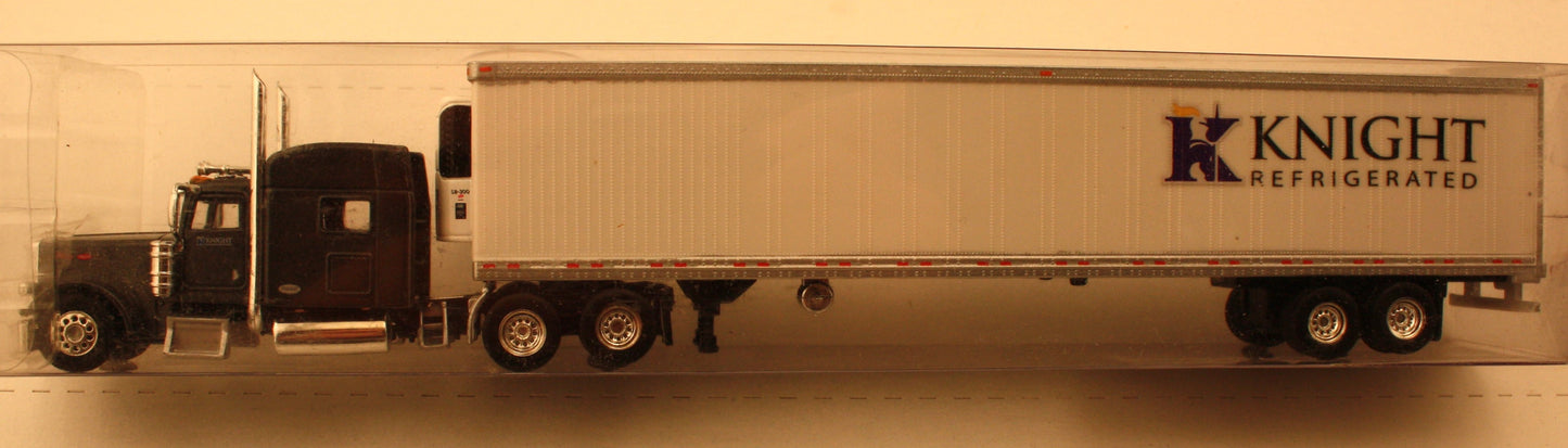 T 7012 Peterbuilt 389 with 70 " Sleeper with 53 ft  reefer Van and  trl  Knight Refrigeration
