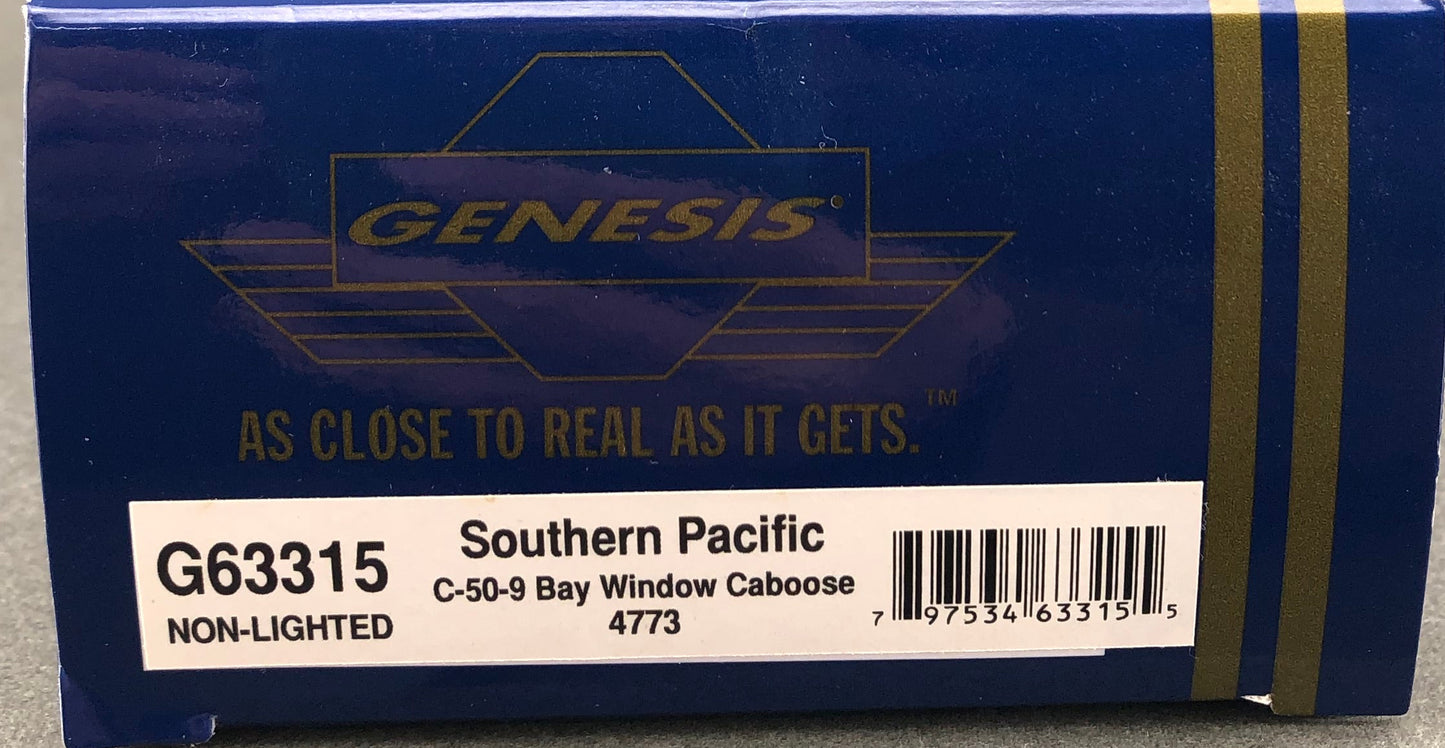 ATH G63315 HO Scale C 50 9 Bay Window Caboose 4773 Southern Pacific