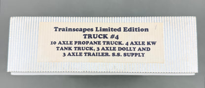 Trainscapes Limited Edition Truck #4 10 Axle Kw Propane Tank Truck & Trailer, S.S. Supply 1 out of 75