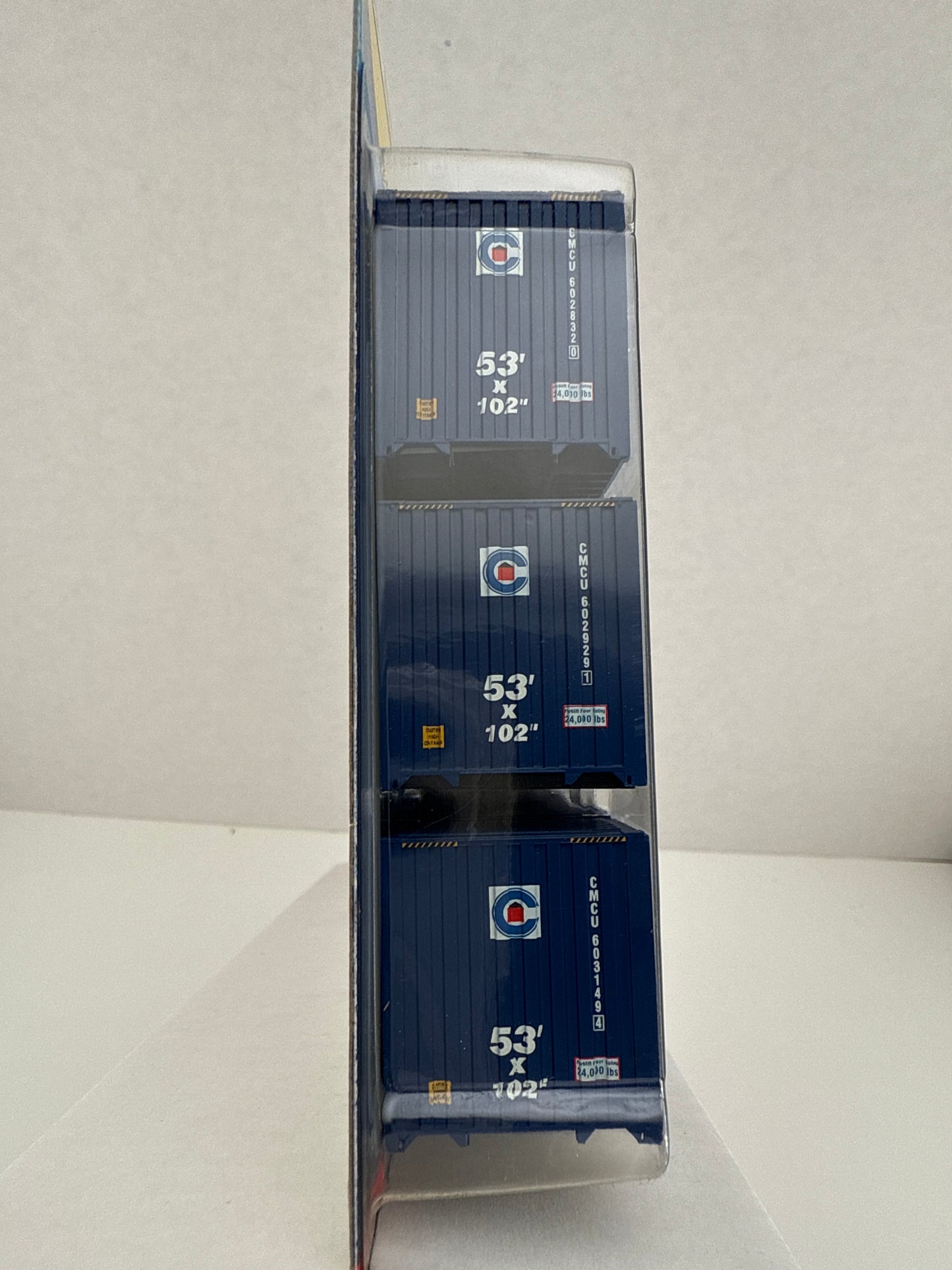 ATH 28994 Athearn Crowley 53’ Jindo Container (3-pack) Intermodal